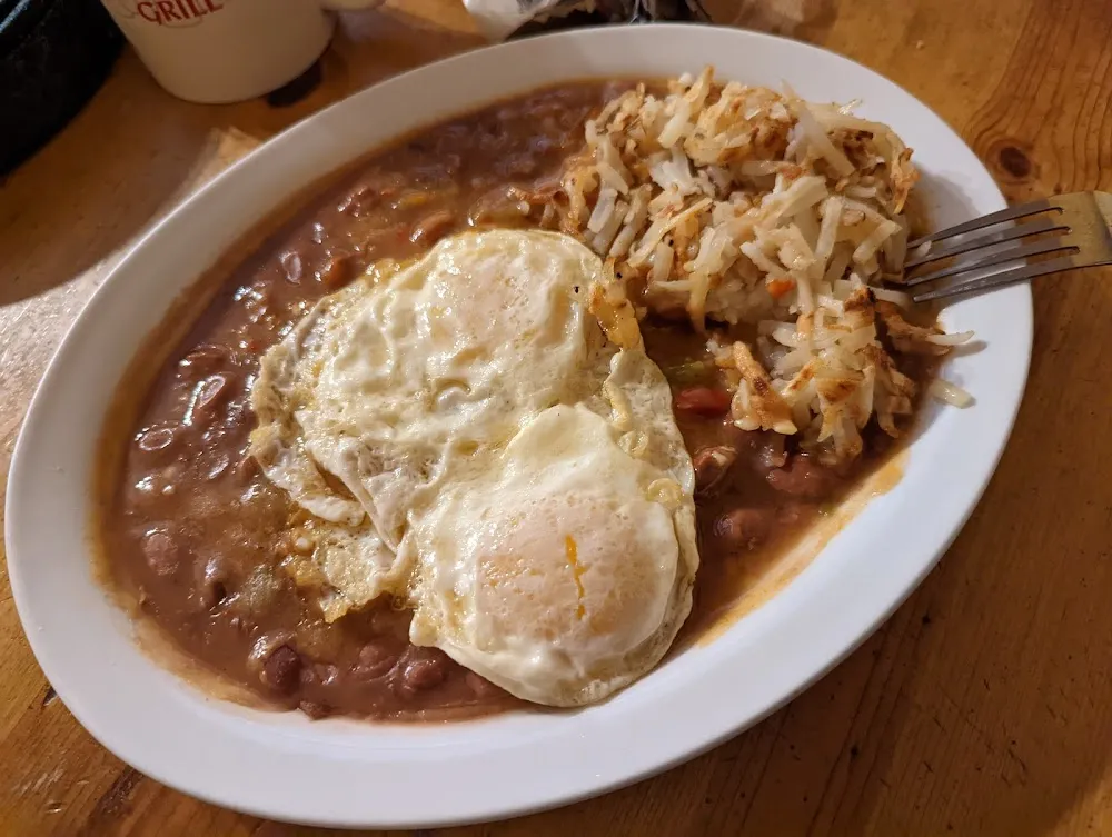 Huevos Rancheros with Green Chile