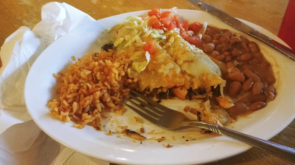 Shrimp Enchilada Plate